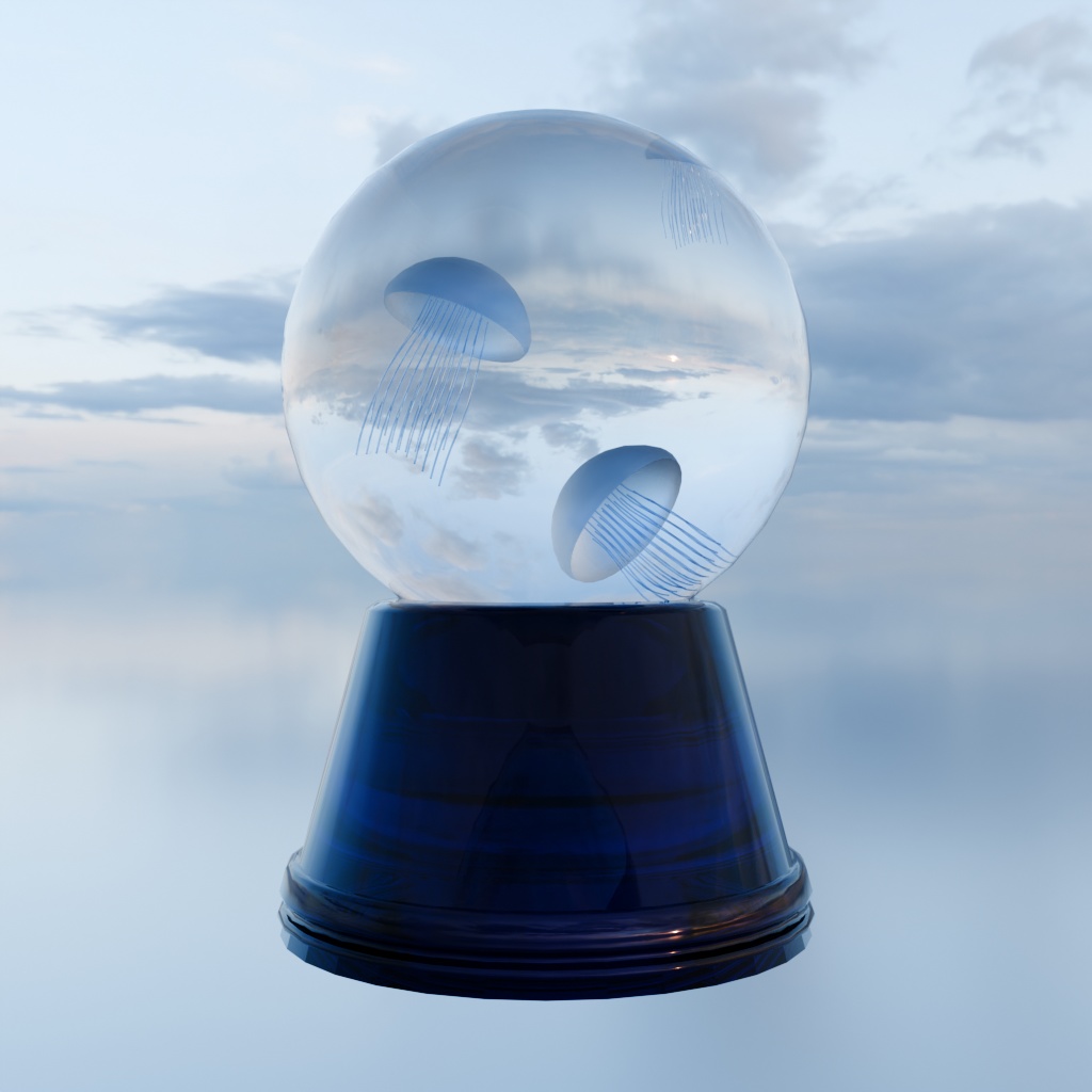 【3Dモデル】動く!クラゲドーム