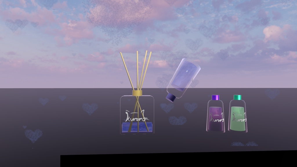 【3Dモデル】好きなアロマを焚こう!リードディフューザー