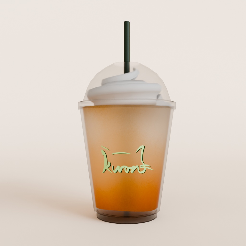 【3Dモデル】フラペチーノ3種