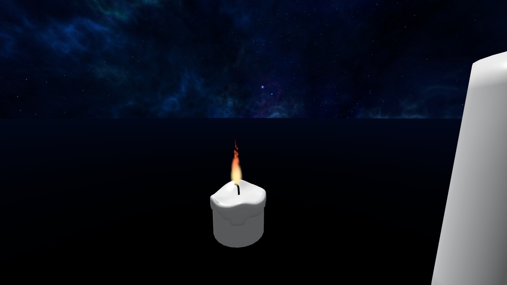 【12/31までセール中!!3Dモデル】溶けるろうそく(キャンドル)