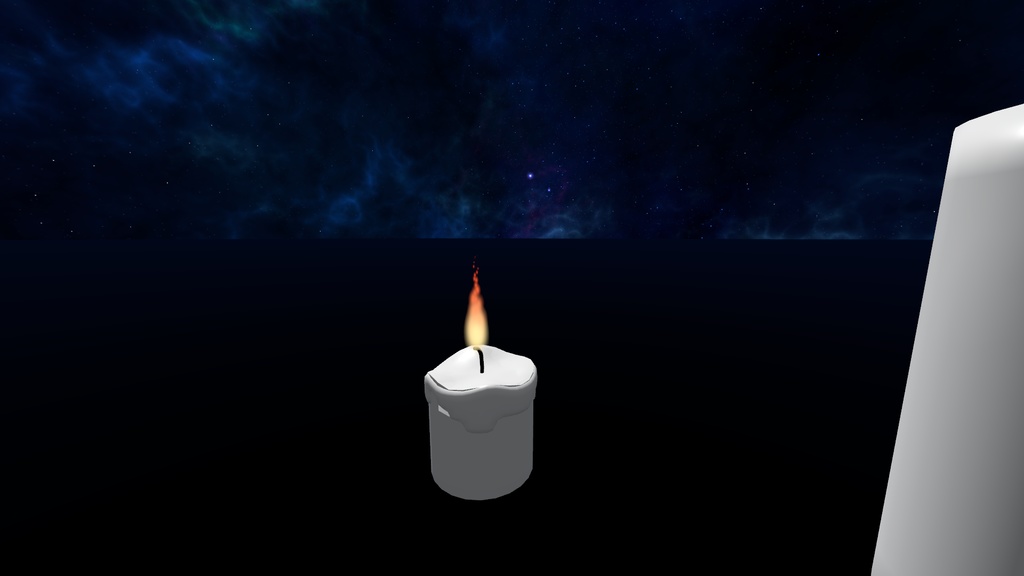 【12/31までセール中!!3Dモデル】溶けるろうそく(キャンドル)