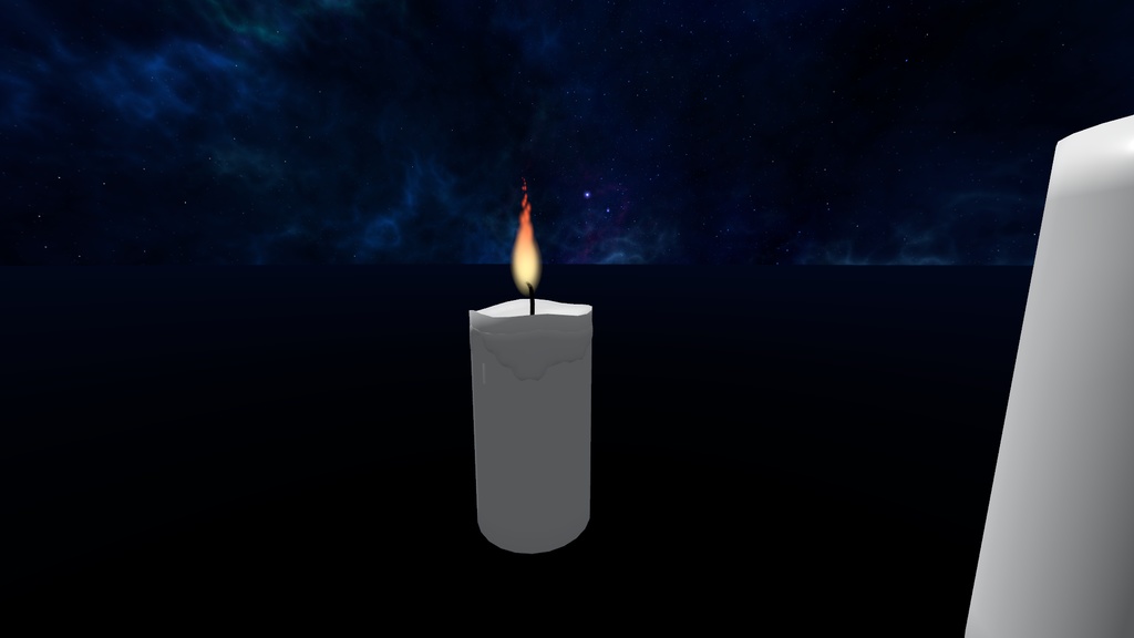 【12/31までセール中!!3Dモデル】溶けるろうそく(キャンドル)