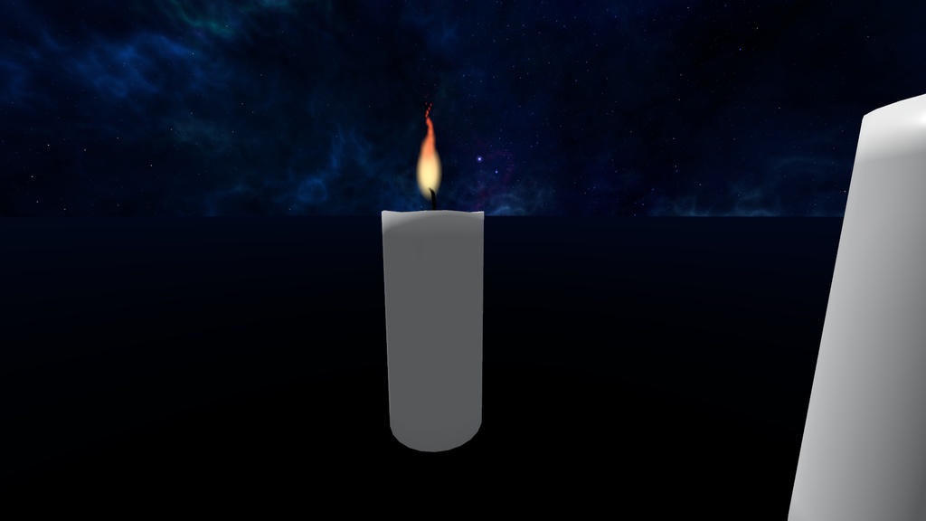 【12/31までセール中!!3Dモデル】溶けるろうそく(キャンドル)