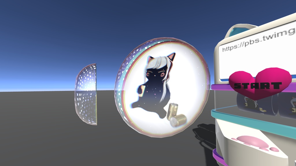 【VRCギミック】好きな画像でボンボンドロップ風シールを作ろう!シール制作ギミック