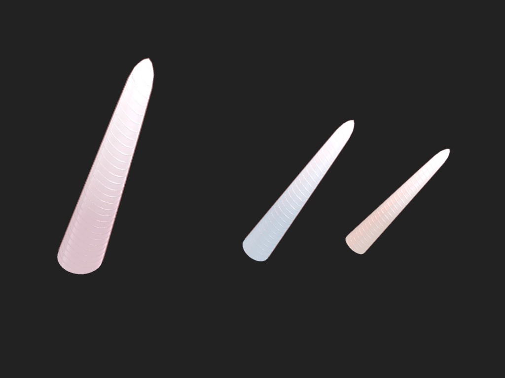 【VRChatアバター用小物】ユニコーンの角