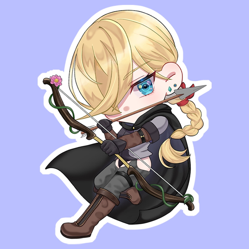 狩人ステッカー