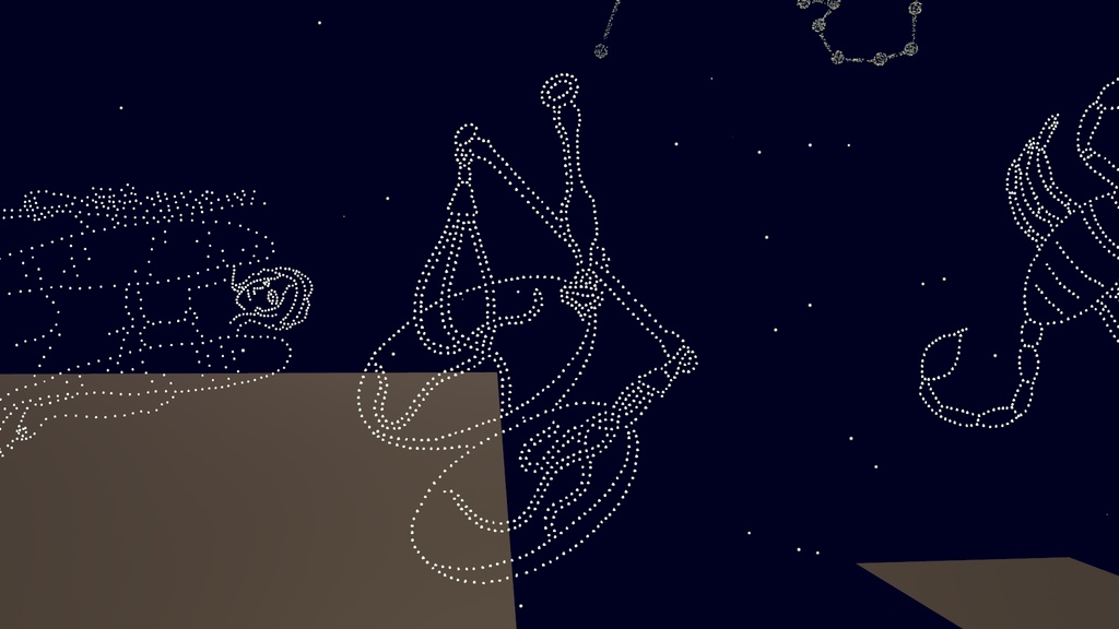 【VRChat想定】星座パーティクル(12星座)