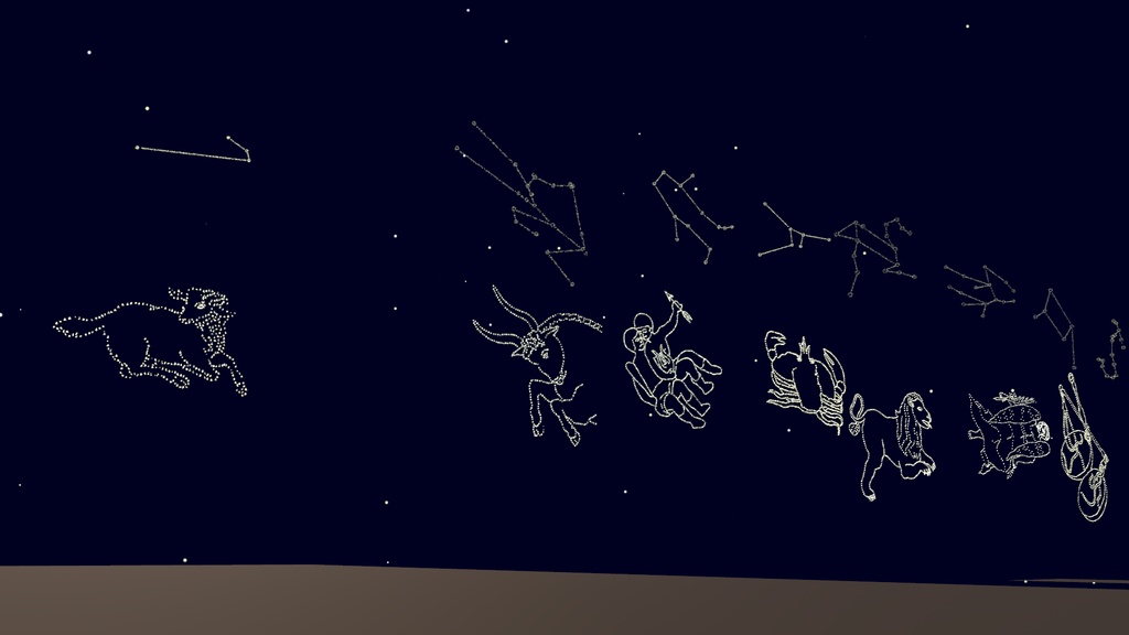 【VRChat想定】星座パーティクル（12星座)