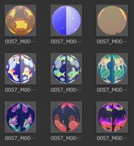 スクロールマテリアル(#0057)