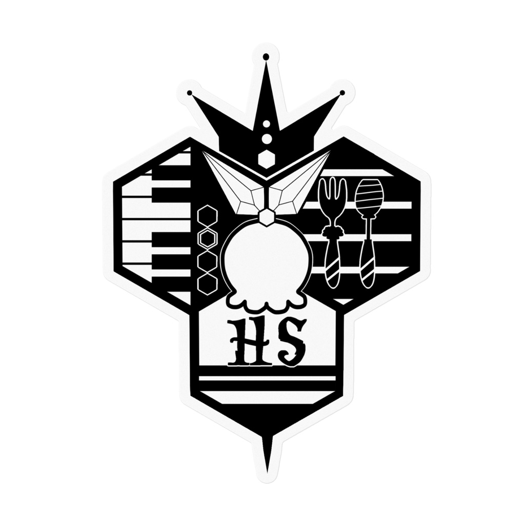 ハニショエンブレムステッカー