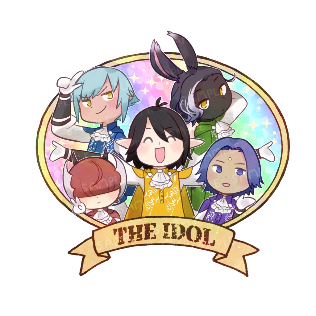 【FF14】アイドルボーイズアクキー