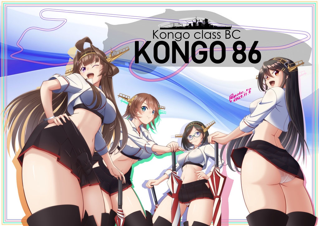 レースクイーン金剛型・A2サイズアクリルパネル
