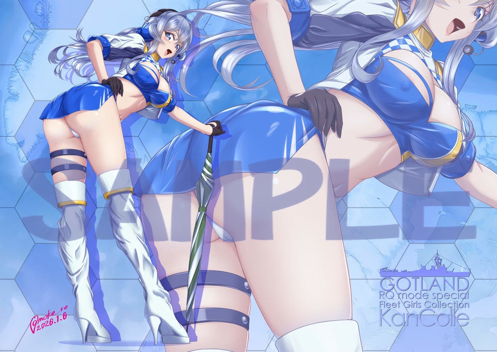 レースクイーンゴトランド・A2サイズ・アクリルボード Ver.2.0