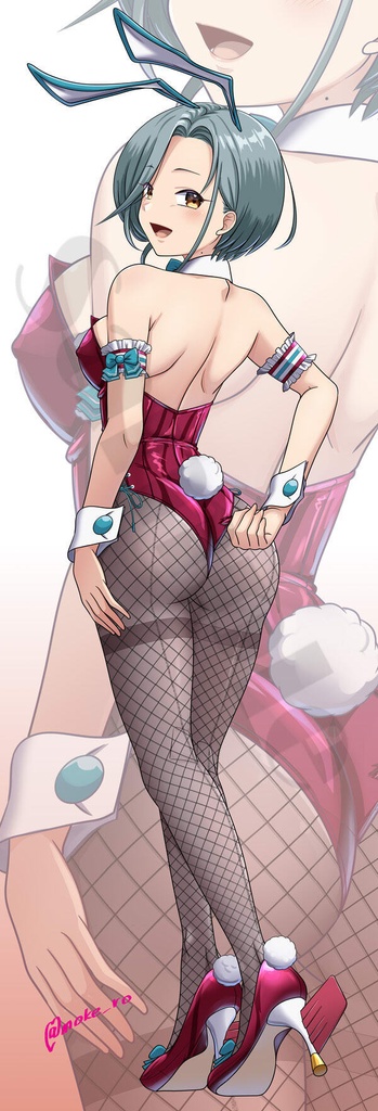 バニーガール玉波・等身大タペストリー