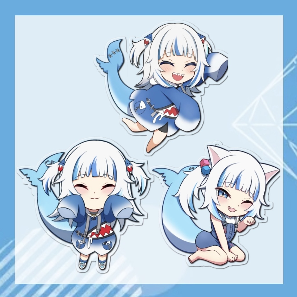 がうる・ぐら リバーシブルアクリルキーホルダー