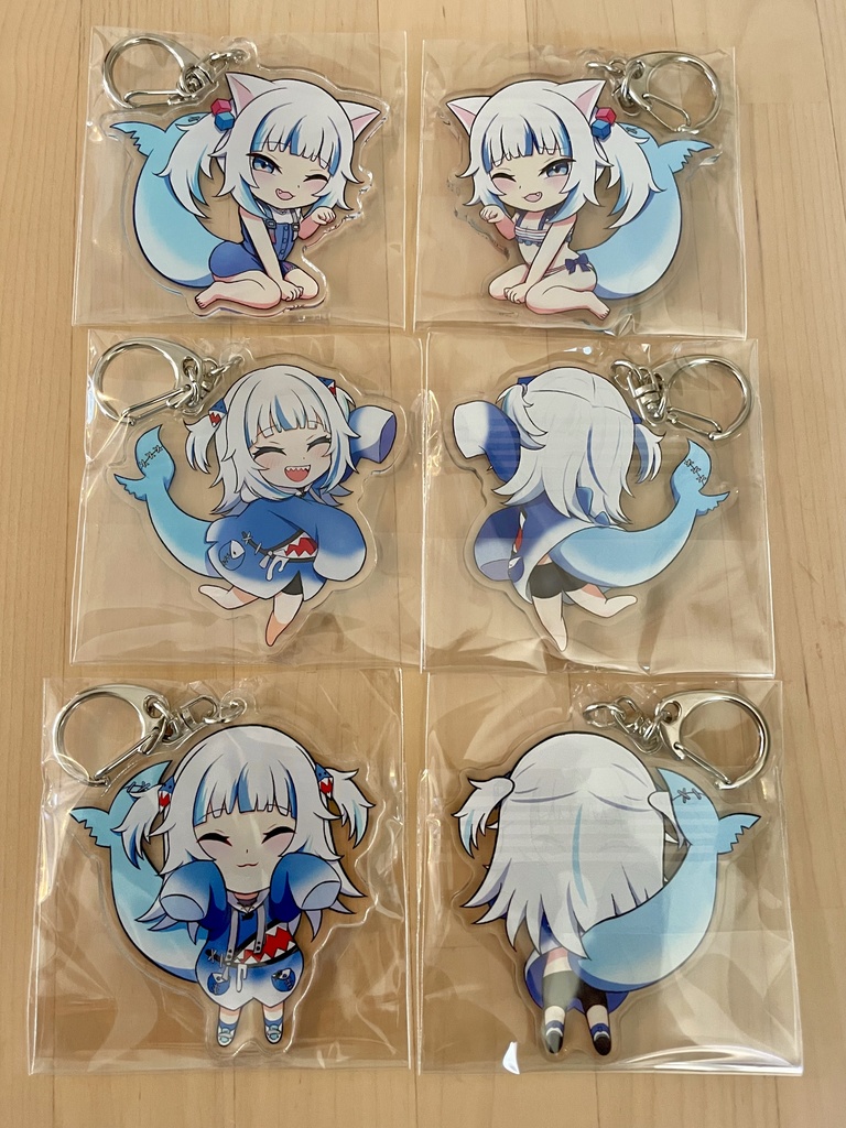 がうる・ぐら リバーシブルアクリルキーホルダー