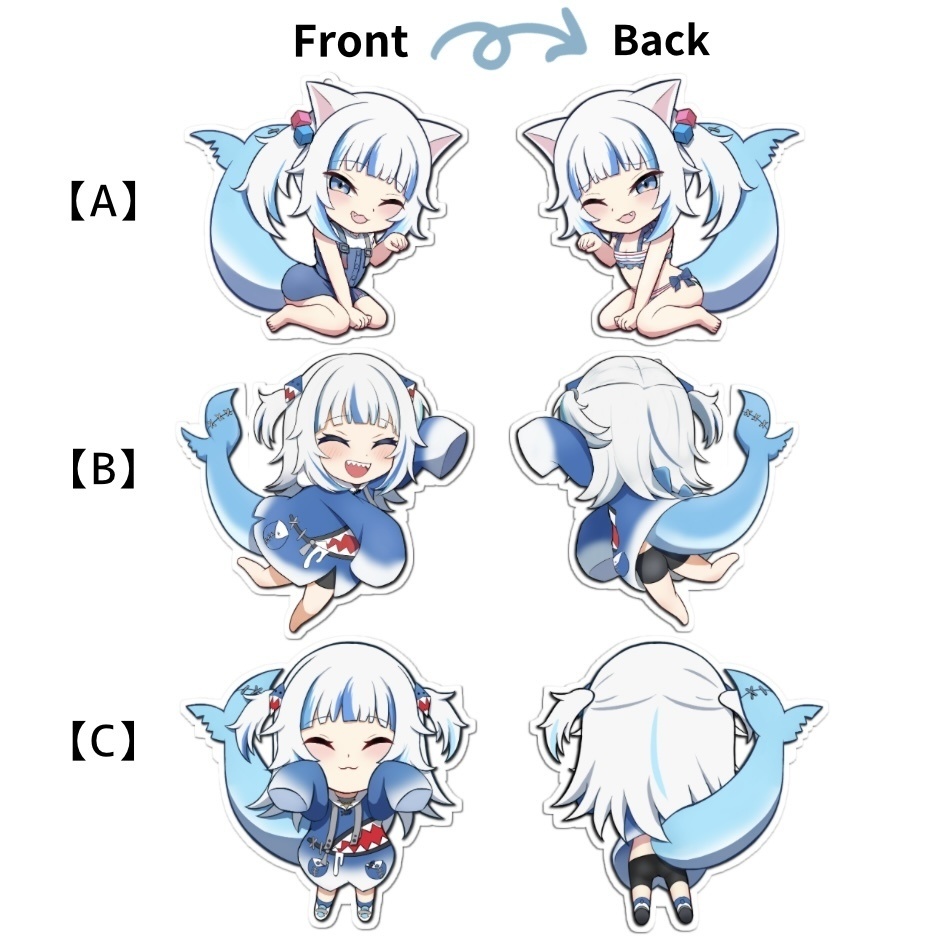 がうる・ぐら リバーシブルアクリルキーホルダー