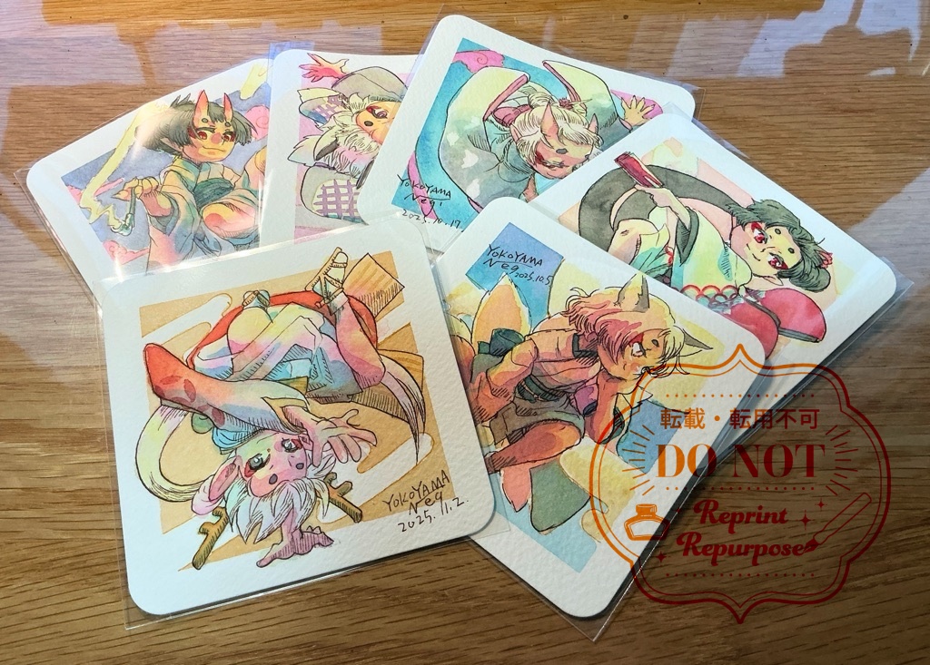 創作キャラクタードローイング(2025年10月)