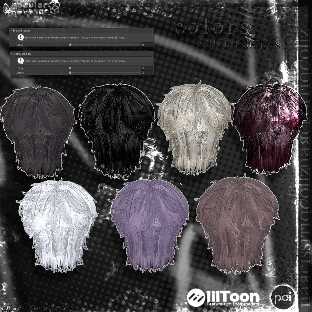 ᴍɪʀᴀɢᴇ髪⅋ ピアス⟡ 5アバター対応