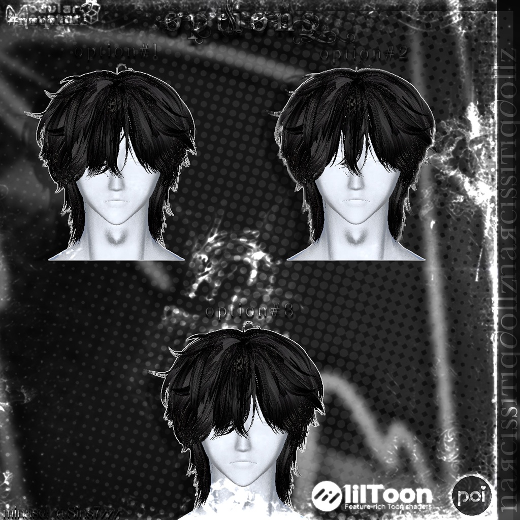 ᴍɪʀᴀɢᴇ髪⅋ ピアス⟡ 5アバター対応