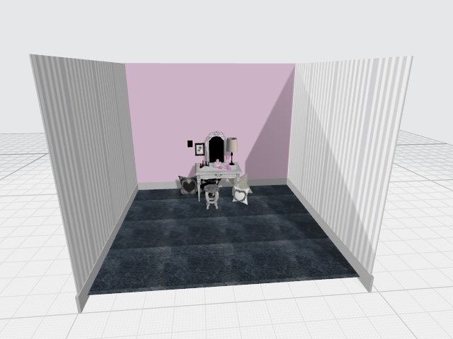 VRC想定★☆ガーリーコスメ&ドレッサーセット☆★MetaQuest対応