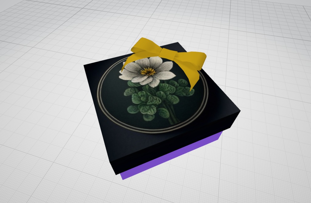 【VRC想定】CHOCO、チョコバナナ等の贈り物セット【3D小物】(机付き)【PCVR/Quest】