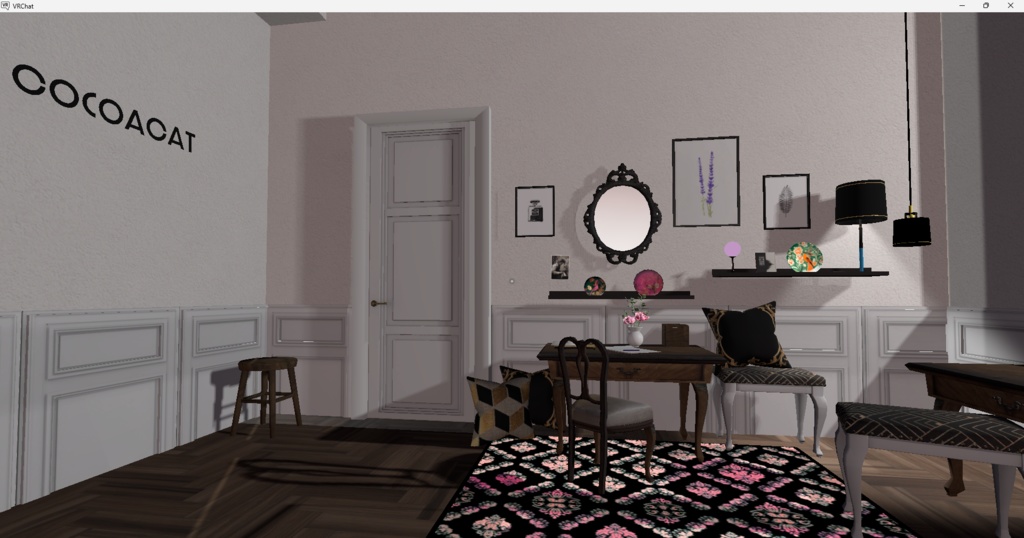 【VRC☆MetaQuest対応)】大人ガーリー(+アールデコ調)お部屋&雑貨 Rooms and Miscellaneous