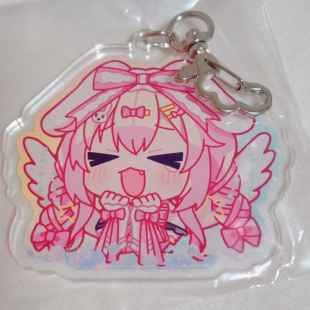 兎紗みみ୨୧ にじいろ アクリルスタンド ♪ ブロマイド キーホルダー付き