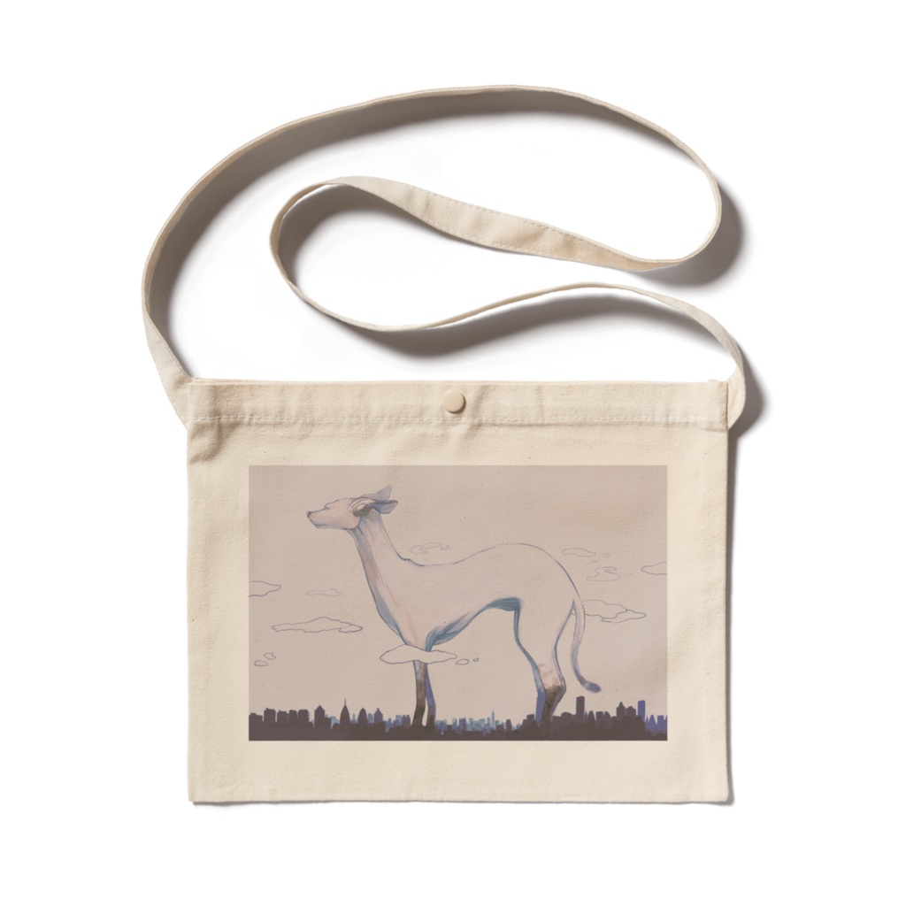 " まよいいぬ " サコッシュ