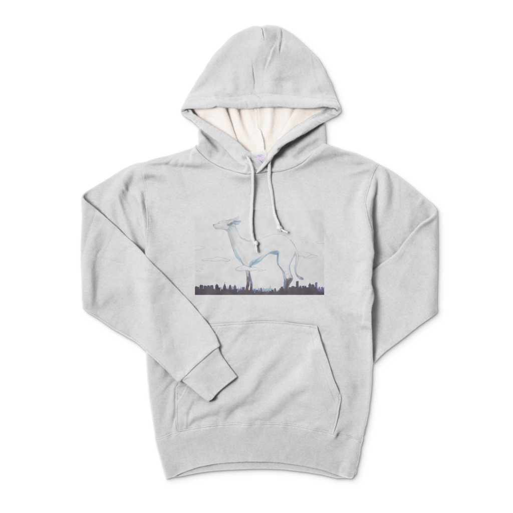 "まよいいぬ" パーカー