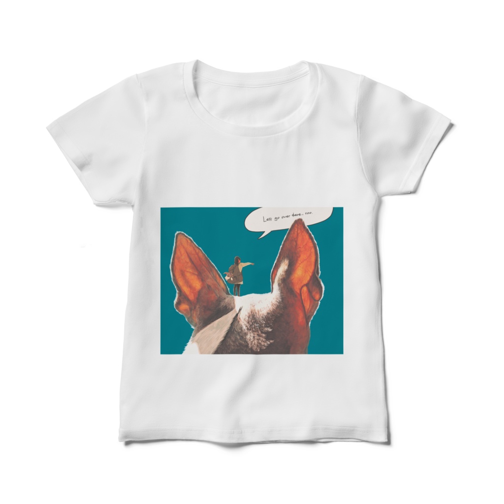 " Life is beautiful "レディースT