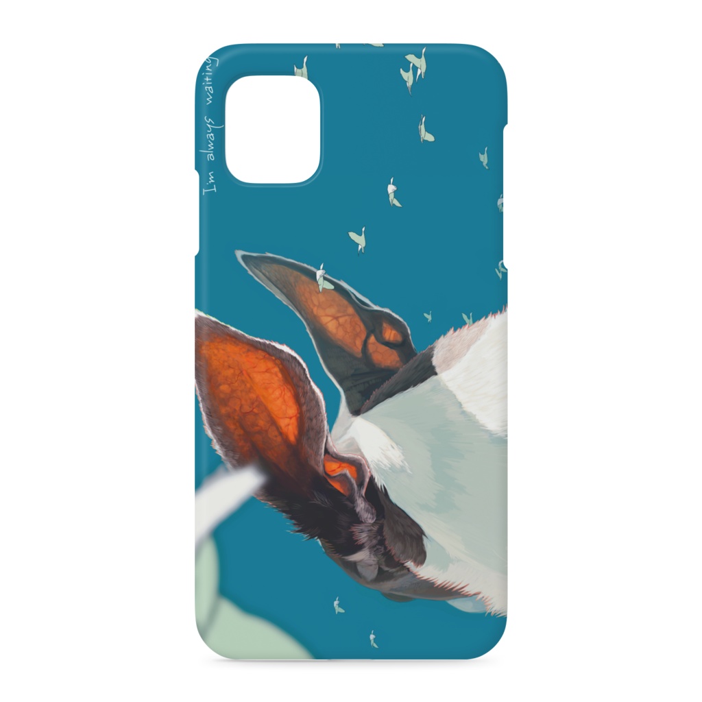 "あの子は今日も来ないけど"iPhone11ケース