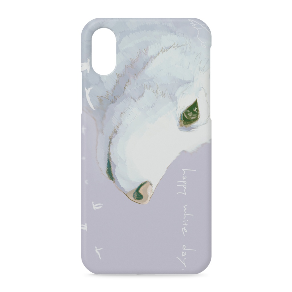 " happy white day "iPhoneXSケース