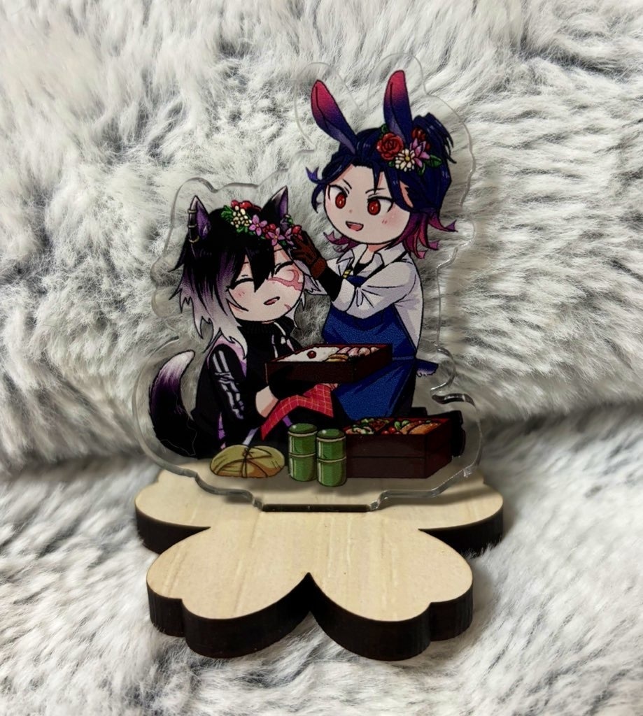 森の実福・春/木製台座ver.