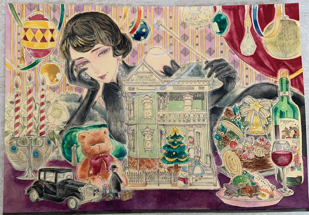 原画『幸福の家』※額装無し