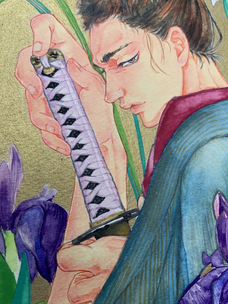 原画『酔狂言始末』※額装無し