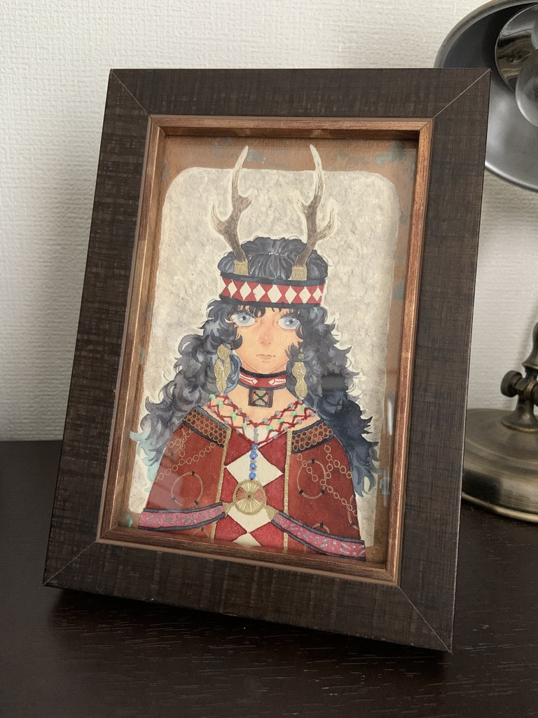 原画「東の国の巫女』