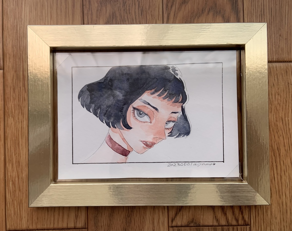 スケッチ&ドローイング(額付き)