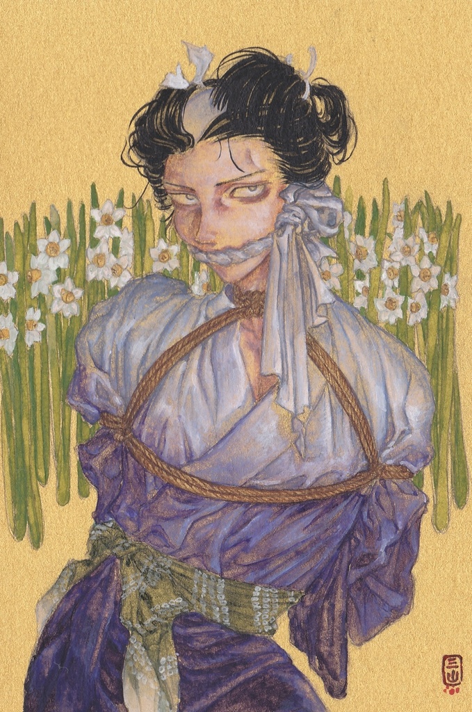 オーダーイラスト(ハガキサイズ)