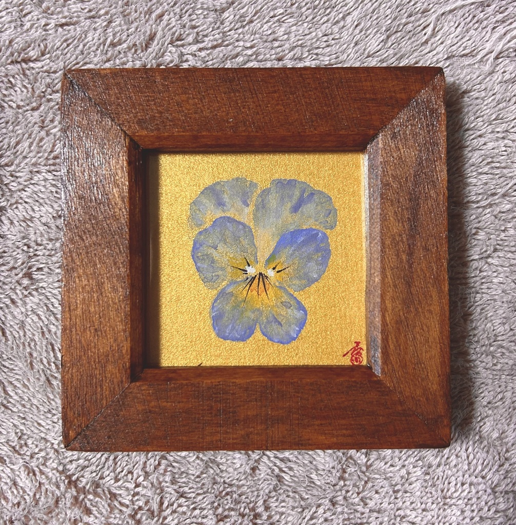 花のミニ額