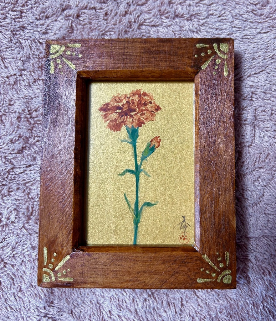 花のミニ額
