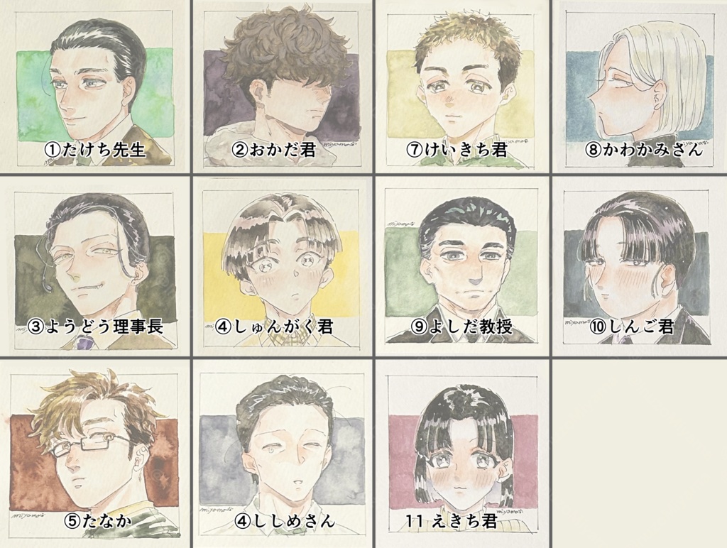 自作キャラドローイング②