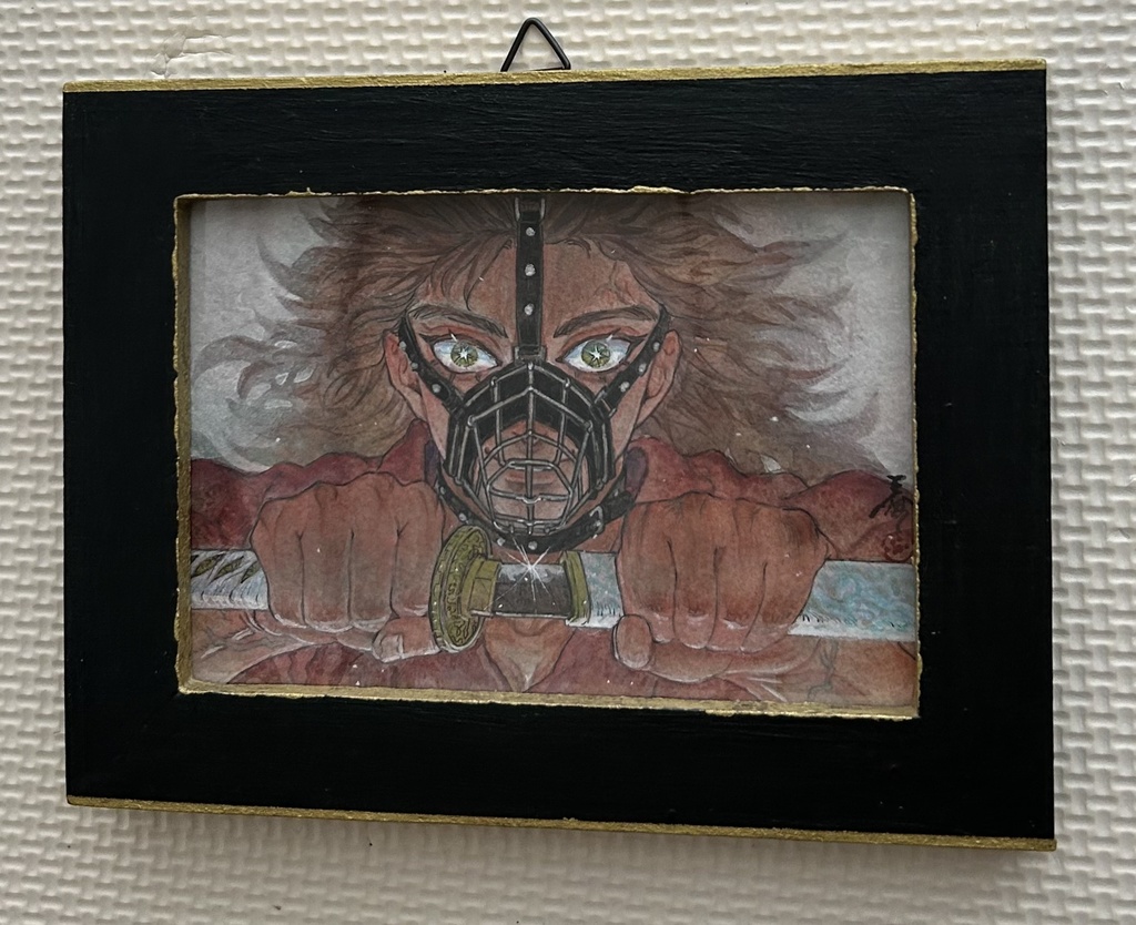 額入りイラスト