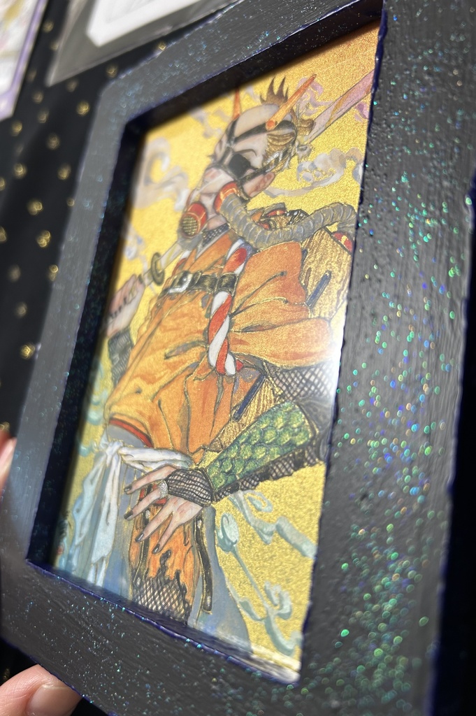 額入りイラスト