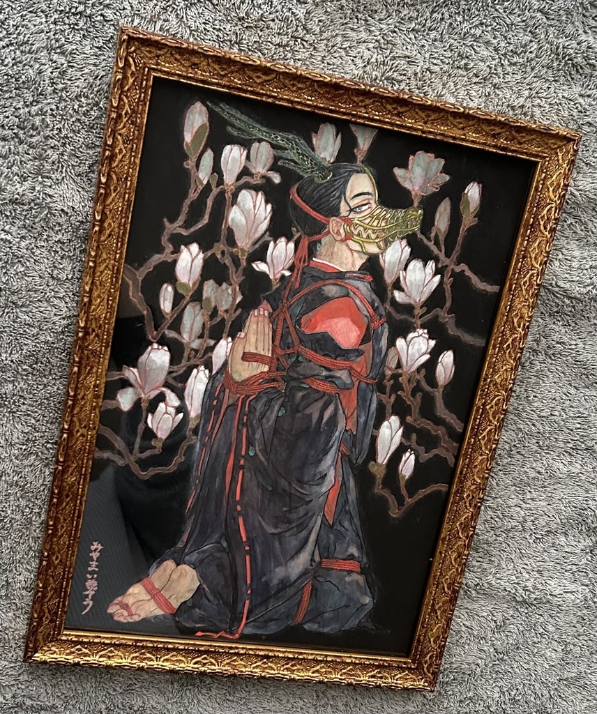 額装原画『赤心供犠』