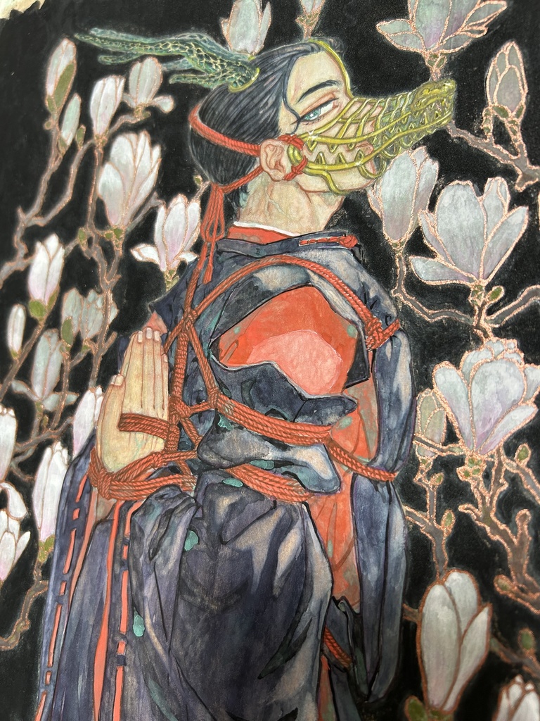 額装原画『赤心供犠』
