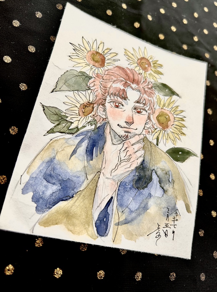 和紙ドローイング(歴史創作)