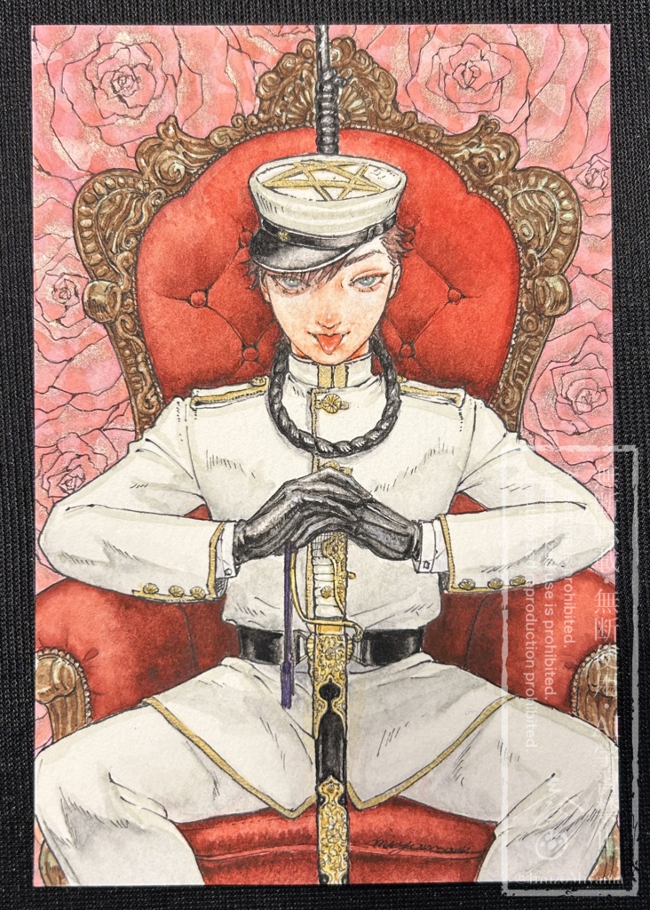 ハガキサイズ フレームレス原画