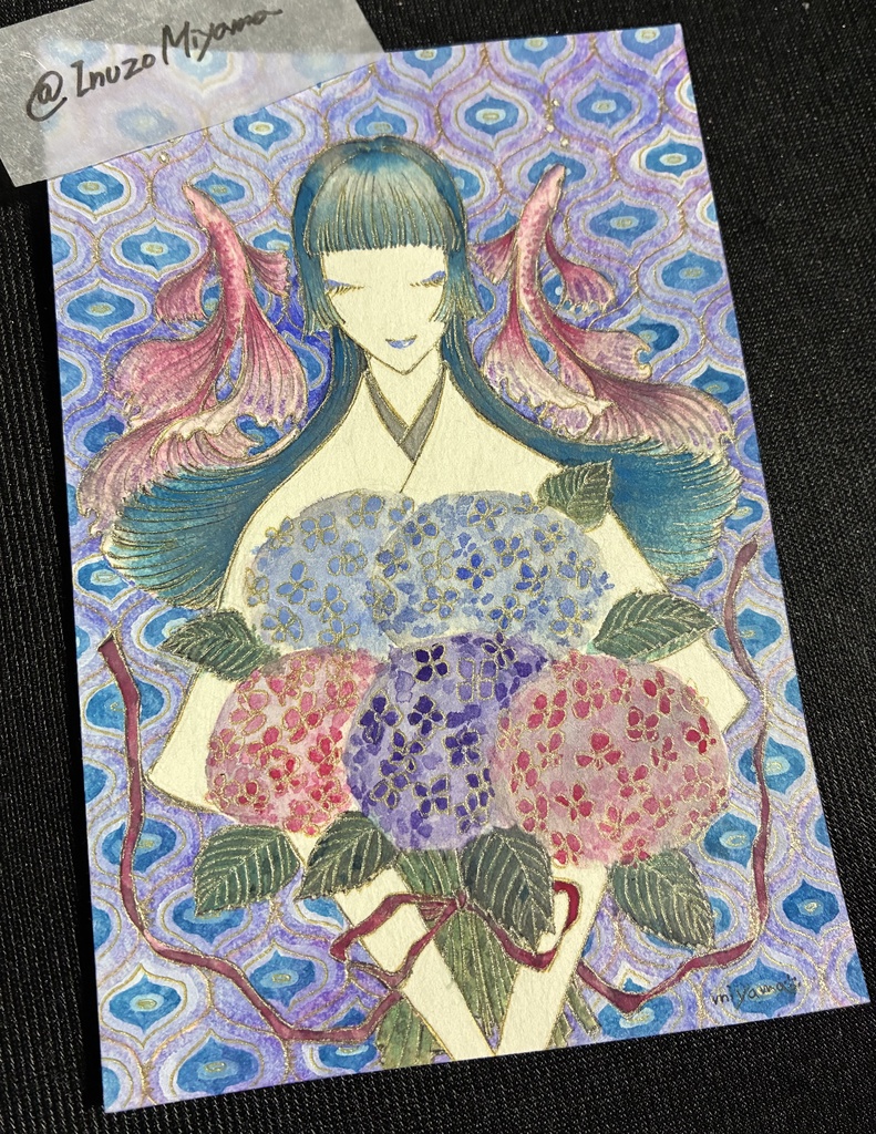 フレームレス原画『水鏡』