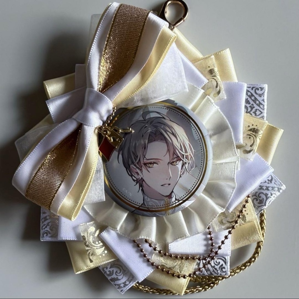 ハンドメイド ロゼット 痛ロゼット トランプ ダイヤ